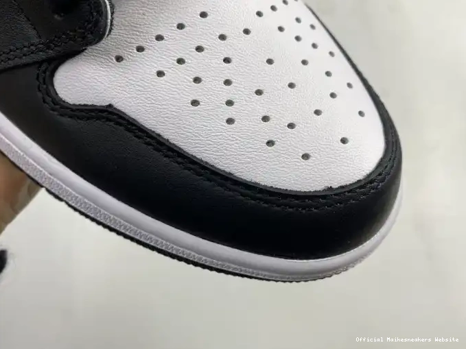Official Maikesneakers Black Air (2014) 555088-010 White Jordan Retro 1 0518